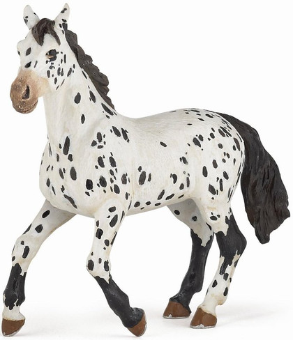 Papo Black Appaloosa Horse
