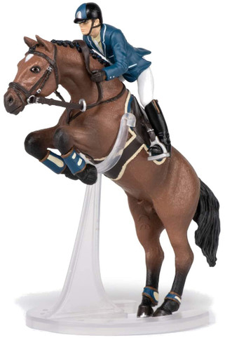 Papo Jumping Horse with Rider - Manufacturer Picture