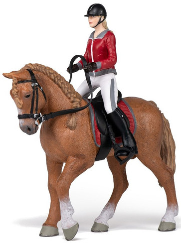 Papo Walking Horse with Riding Girl Playset