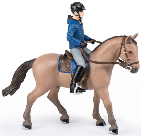Papo Walking Horse with Male Rider Playset