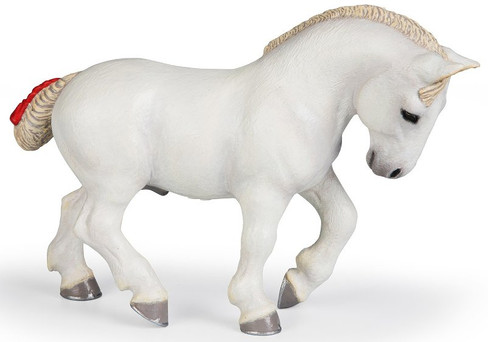 Papo White Percheron Figure