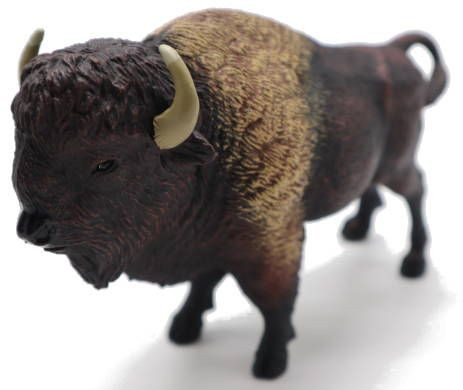 Papo American Buffalo with Curly Hide - Angle View