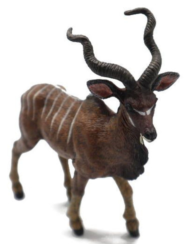 Papo Koudou Anteloe with Twisted Horns - Angle View