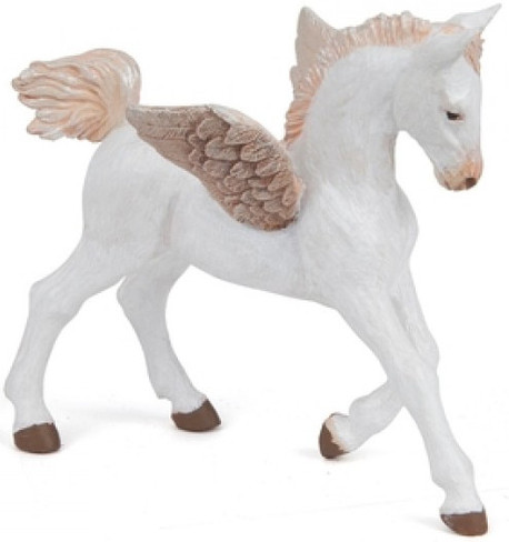 Papo Baby Pegasus with spread wings and flowing mane and tail.