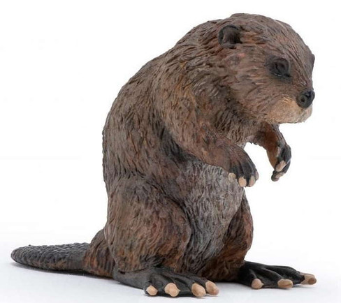 Papo Beaver in Cute Hunched Pose - Manufacturer Picture