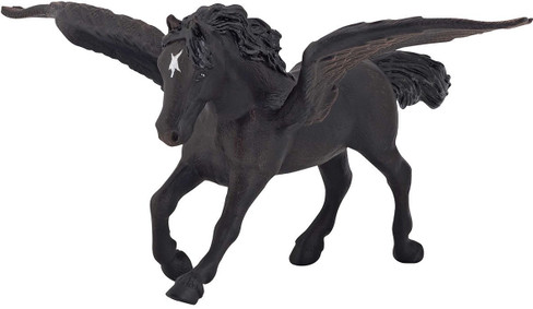 Papo Black Pegasus figure with Flying Wings