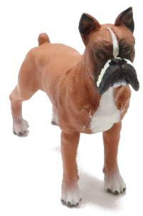 Papo Boxer Dog - Leaning Stance - Angle View