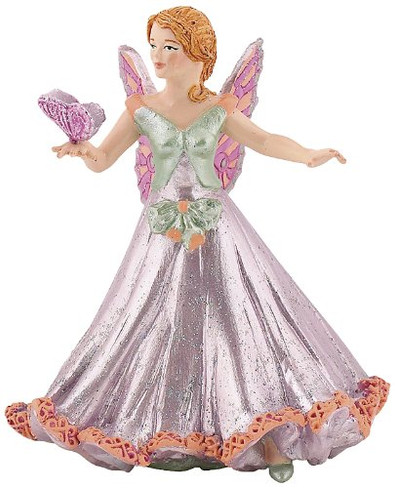 Papo Butterfly Elf with Pink Dress and Delicate Wings