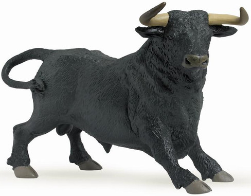 Papo Camarguais Bull Figure - Deep Black Coat