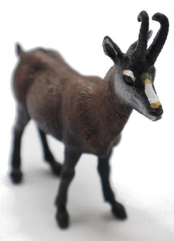 Papo Chamois Goat with Detailed Horns - Front Angle View