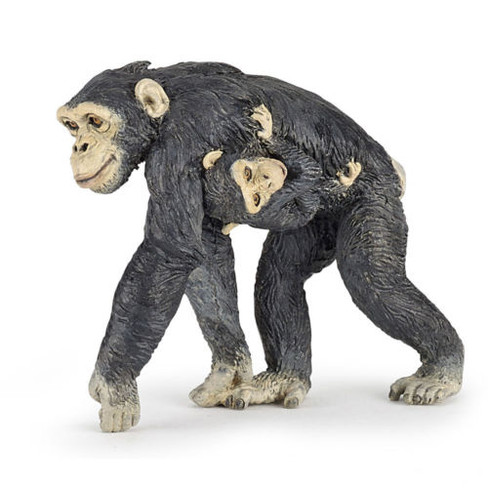 Papo Mother Chimpanzee and Baby Figure - Manufacturer Picture