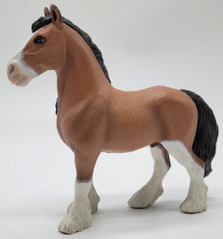 Papo Clydesdale FIgure - Left Side View