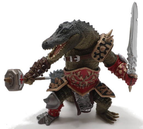 Papo Crocodile Mutant Man - Front View