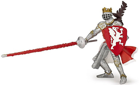Papo Dragon King Knight - Red with Lance and Shield - Papo Picture