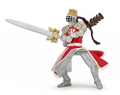 Papo Dragon King with Sword - Red Tunic