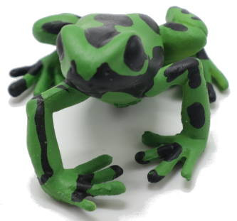 Papo Equatorial Green Frog - Front View