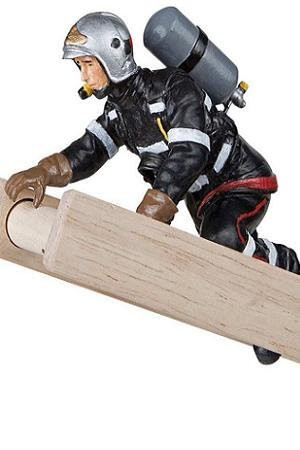 Papo Fireman on Ladder Rescue Figure