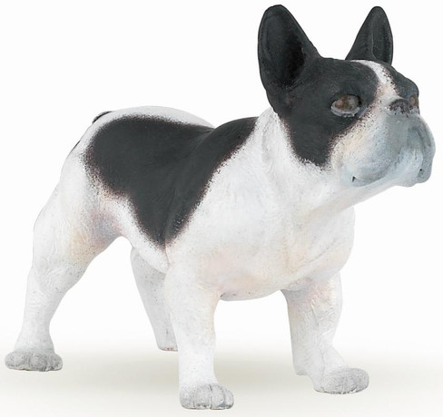 Papo Black and White Bulldog