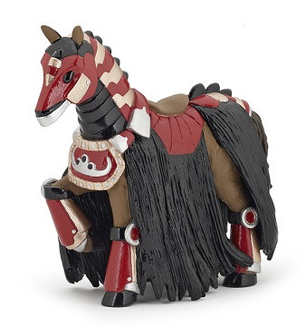 Papo Cyberknight Fighter Horse - Red