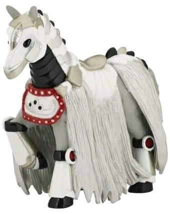 Papo Cyberknight Horse Warrior - White