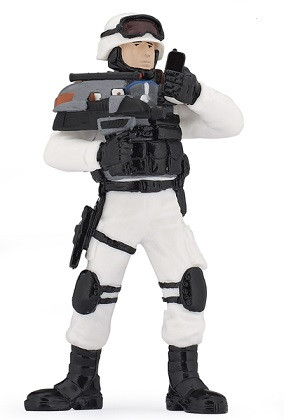 Papo Galactic Recon Warrior - White