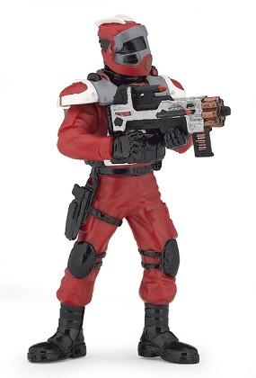 Papo Sky Fighter Red with Space Weapon