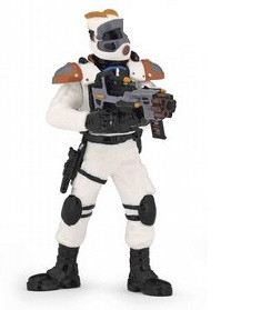 Papo Sky Warrior - White with Space Weapon