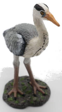 Papo Grey Heron - Front Angle View