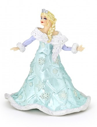 Papo Ice Queen with Blue and Ice White Flowing Gown