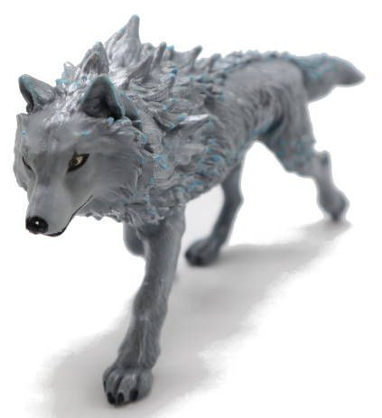 Papo Ice Wolf Figure - Front Angle View