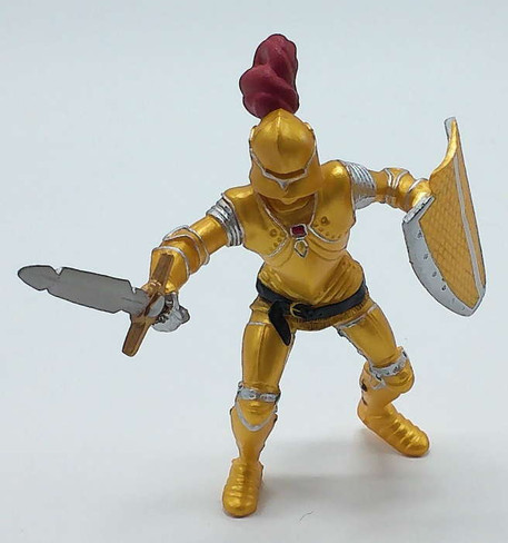 The Papo Gold Knight - Front View