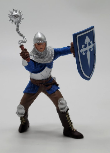 Papo Knight with Mace - Front View