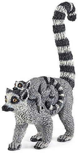 Papo Mother Lemur and Baby Figure - Manufacturer Picture