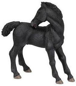 Papo Lipizzaner Foal - Deep Black Coloring