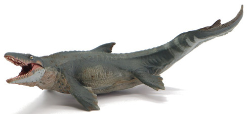 Papo Mosasaurus with Articulated Jaw - Right Side View