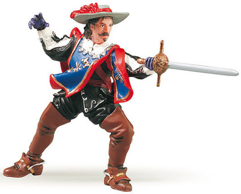 Papo Muskeeteer Aramis Figure holding Rapier