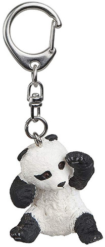 The Panda Baby Playing  - Keychain