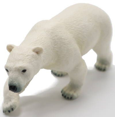 Papo Polar Bear - Front Angle View