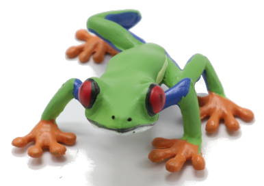 Papo  Red-Eyed Tree Frog - Front View