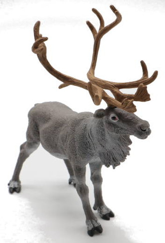 Papo Reindeer with Huge Antlers - Angle View