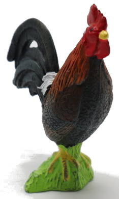 Papo Colorful Gallic Rooster - Front Angle View