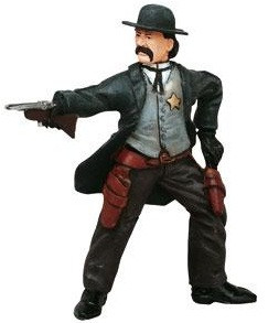 Papo Old West Sheriff Figure with Gun Drawn