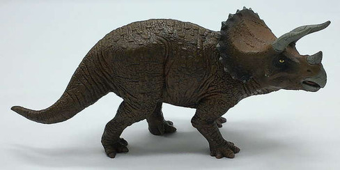 Papo Triceratops with Round Frill - Side View