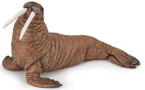 Papo Walrus Figure with Big White Tusks