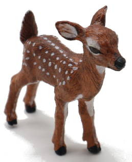 Papo White Tail Fawn - Front Angle View
