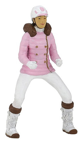 Papo Winter Riding Girl in Stylish Winter Riding Gear