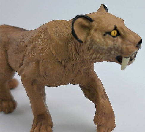 Papo Young Smilodon Figure - Front Angle View