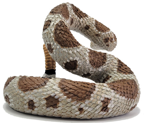 Safari Ltd. Western Diamondback Rattlesnake - Rear View