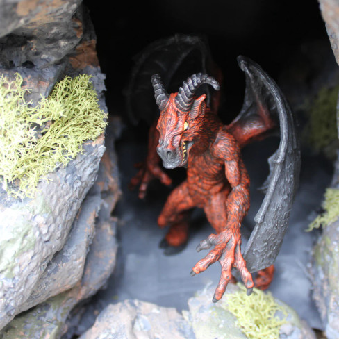 Safari Ltd. Jersey Devil #108201 - hooved beast in cave