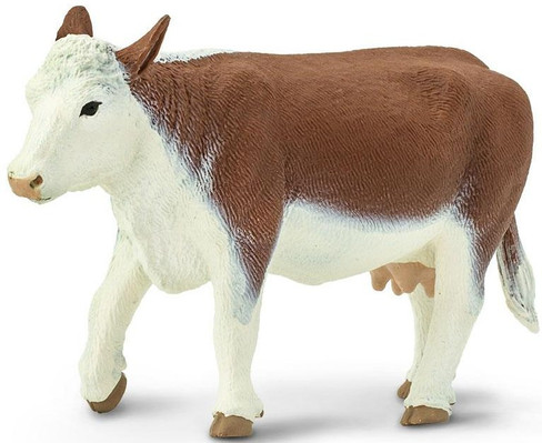 Safari Ltd. Hereford Cow Figure